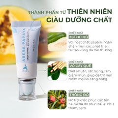 Tinh chất đu đủ xử lý mụn cóc mụn cơm tại nhà Abera Papaya lalashop HTshop HTHshop