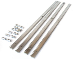 Thanh răng thép cổng tự động Mod 4  (thanh dài 1m)