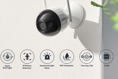 Camera DAHUA DH-F4C-PV (Wifi thân 4MP, Loa mic)