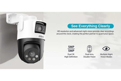 Camera DAHUA DH-P5D-5F-PV (Wifi quay quét 2 mắt x 5MP, báo động)