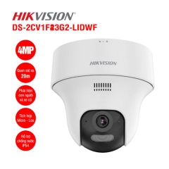 Camera Hikvision Wifi DS-2CV1F43G2-LIDWF (Dome quay quét 4MP, Loa Mic)