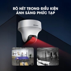 Camera Hikvision Wifi DS-2CV1F43G2-LIDWF (Dome quay quét 4MP, Loa Mic)