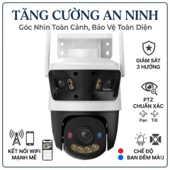 Camera IMOU IPC-S7UP-11M0WED Cruiser Triple (Wifi quay quét 3 mắt 11MP)