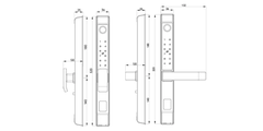 Khóa Vân Tay Cửa Nhôm Xingfa Locstar LS-C81B