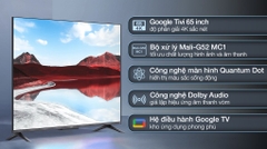 Google Tivi Xiaomi TV A Pro 65 inch QLED 4K điều khiển giọng nói (chính Hãng)