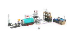 Nhà máy nhiệt phân tái chế lốp xe