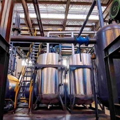 Nhà máy tái chế dầu bôi trơn đã qua sử dụng thu hồi dầu gốc