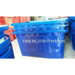 Thùng chữ nhật nuôi cá cao cấp ( 2000 lít,1100 lít,1000 lít,750 lít,500 lít,300 lít