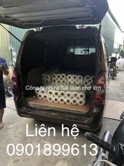 Màng PE dài 50 cm màu trắng dùng để quấn Hàng hoá