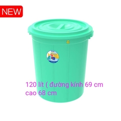 thùng nhựa tròn 220 lít,160 lít,120 lít Duy tân và vĩ hưng