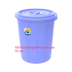thùng nhựa tròn 220 lít,160 lít,120 lít Duy tân và vĩ hưng
