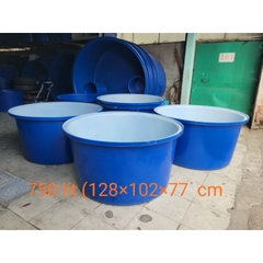 Thùng nhựa tròn nuôi cá và đựng hoá chất (3000 lít,2000 lít,1500 lít,1000 lít,750 lít)