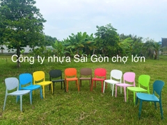 Ghế nhựa đúc caffe nhập khẩu Hol sankyo cao cấp loại 1