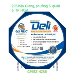 Bàn tròn inox DeLi  1m 2 Qui phúc cao cấp loại 1