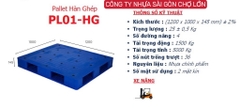 Pallet nhựa hàn ghép PL01-HG