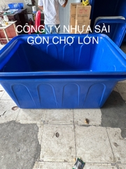 Thùng nhựa chữ Nhật nuôi cá 750 lít (1 lớp và 2 lớp)