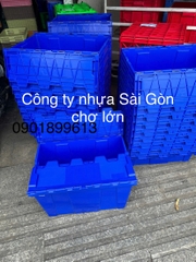 Thùng nhựa bít HS043 có nắp đậy