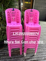Ghế dựa nhỏ màu Hồng việt thành