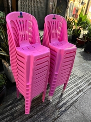 Ghế dựa nhỏ màu Hồng việt thành