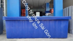 Thùng nhựa chữ nhật nuôi cá 1 lớp 1800 Lít 🐟