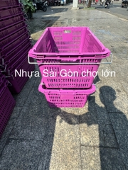 Sóng quai sắt màu tím đựng thanh long