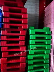Pallet nhựa PL04-LS kích thước (L1000 x W600 x H100)mm ± 2%