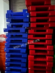 Pallet nhựa PL04-LS kích thước (L1000 x W600 x H100)mm ± 2%