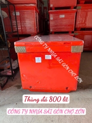 Thùng đá Thái Lan 800 lít hoa sen có chân nhập khẩu