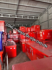 Thùng đá Thái Lan 200 lít nhập khẩu hoa sen bản lề