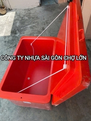 Thùng đá Thái Lan 200 lít nhập khẩu hoa sen bản lề