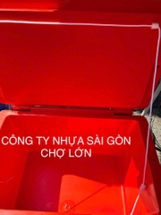 Thùng đá Thái Lan 200 lít nhập khẩu hoa sen bản lề