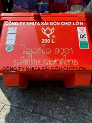 Thùng đá Thái Lan 200 lít nhập khẩu hoa sen bản lề
