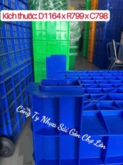 Thùng nhựa đặt 530 lít nuôi cá và đựng vải