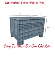 Thùng nhựa đặt 530 lít nuôi cá và đựng vải
