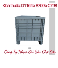 Thùng nhựa đặt 530 lít nuôi cá và đựng vải