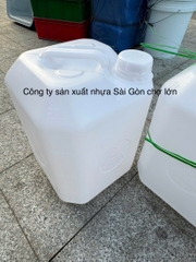 Can vuông 20 lít 3 cá màu trắng loại 1 kg