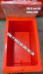 Thùng đá Thái Lan 200 lít con thỏ không chân nắp rời ( nhập khẩu chính ngạch)