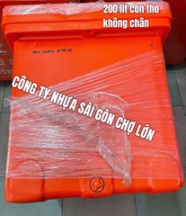 Thùng đá Thái Lan 200 lít con thỏ không chân nắp rời ( nhập khẩu chính ngạch)