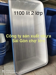 Thùng chữ Nhật nuôi cá 1100 lít
