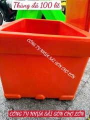 Thùng giữ lạnh 100lit nắp rời, bảo quản thực phẩm không cần dùng điện, giữ lạnh siêu lâu ☘️