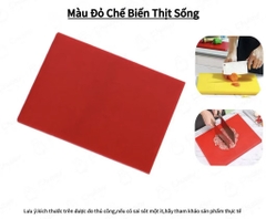 Thớt nhựa chữ Nhật công nghiệp kháng khuẩn 40*60*2 cm