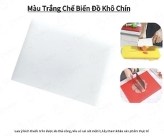 Thớt nhựa chữ Nhật công nghiệp kháng khuẩn 40*60*2 cm