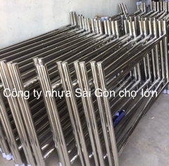 Mặt bàn inox  1m2 chân rời cho đám cưới