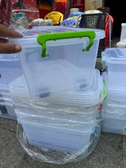 Thùng Nhựa Có Bánh Xe 15 Lít(Kích thước (DxRxC): (39 x 29 x 19) cm)