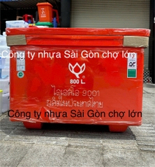 Thùng đá Thái Lan 800 lít nhập khẩu màu xanh