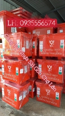 Thùng đá Thái Lan hoa sen 40 lít bản lề không chân (kích thước: 56*40*42,5 cm) 🪷