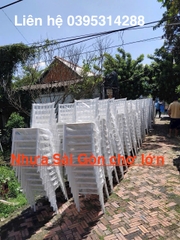 Ghế nhựa trúc nhà hàng cao cấp nhập khẩu