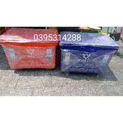 Thùng đá thái lan 200 lít ( hoa sen và mỏ neo)