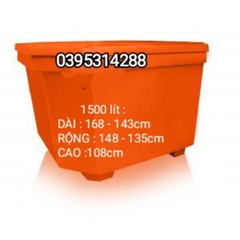 Thùng giữ lạnh công nghiệp 1500 lít và 900 lít