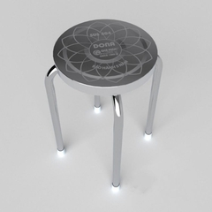 Ghế đẩu inox 304 -DONA QUI PHÚC